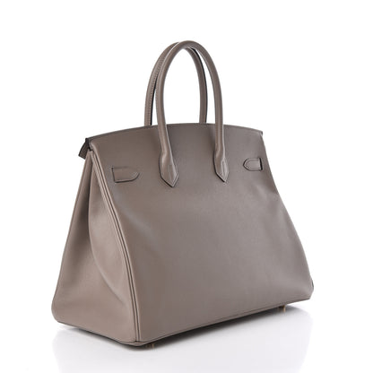 Hermes Epsom Birkin 35 Gris Asphalte 4 of 38