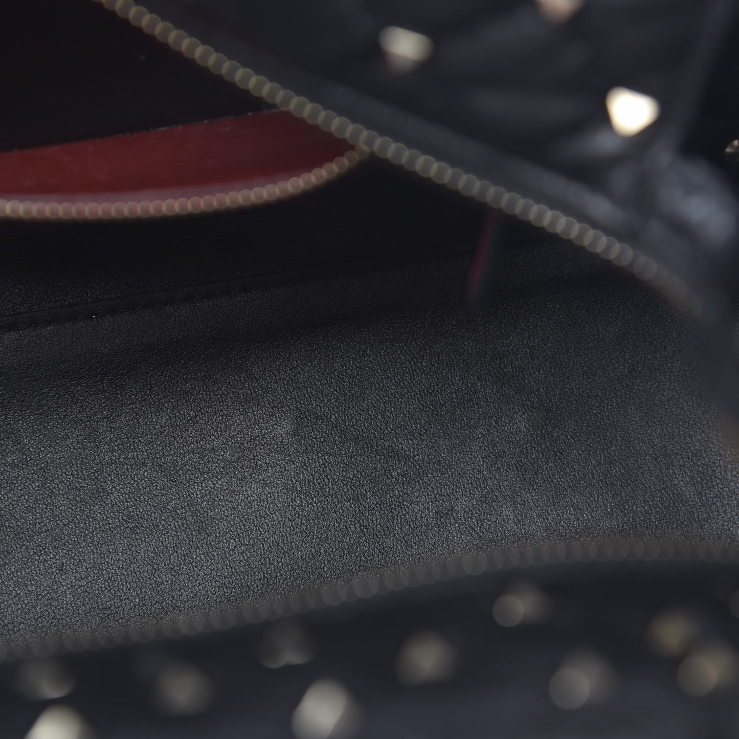 Nappa Rockstud Spike Double Handle Tote Black