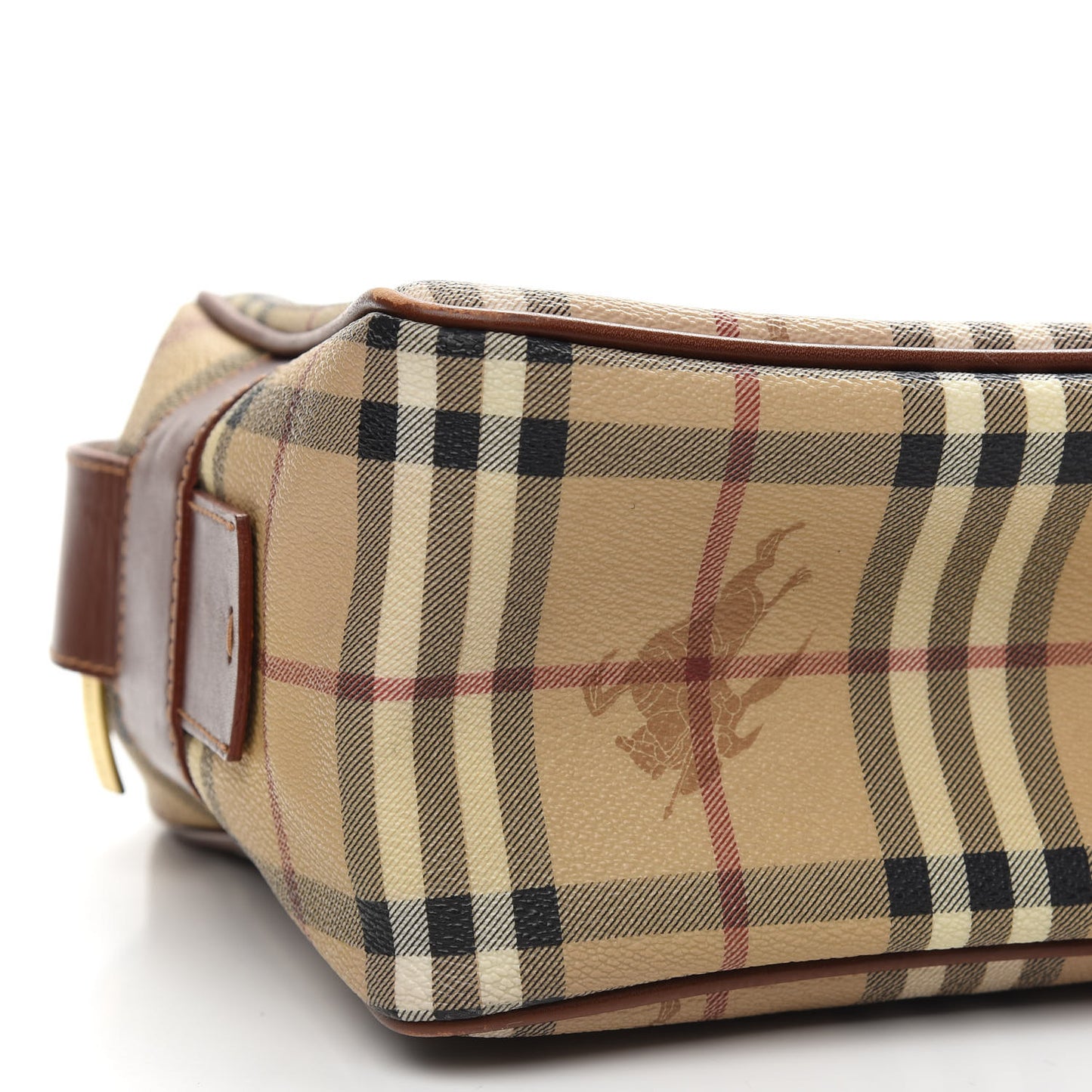 Haymarket Check Crossbody Bag Brown