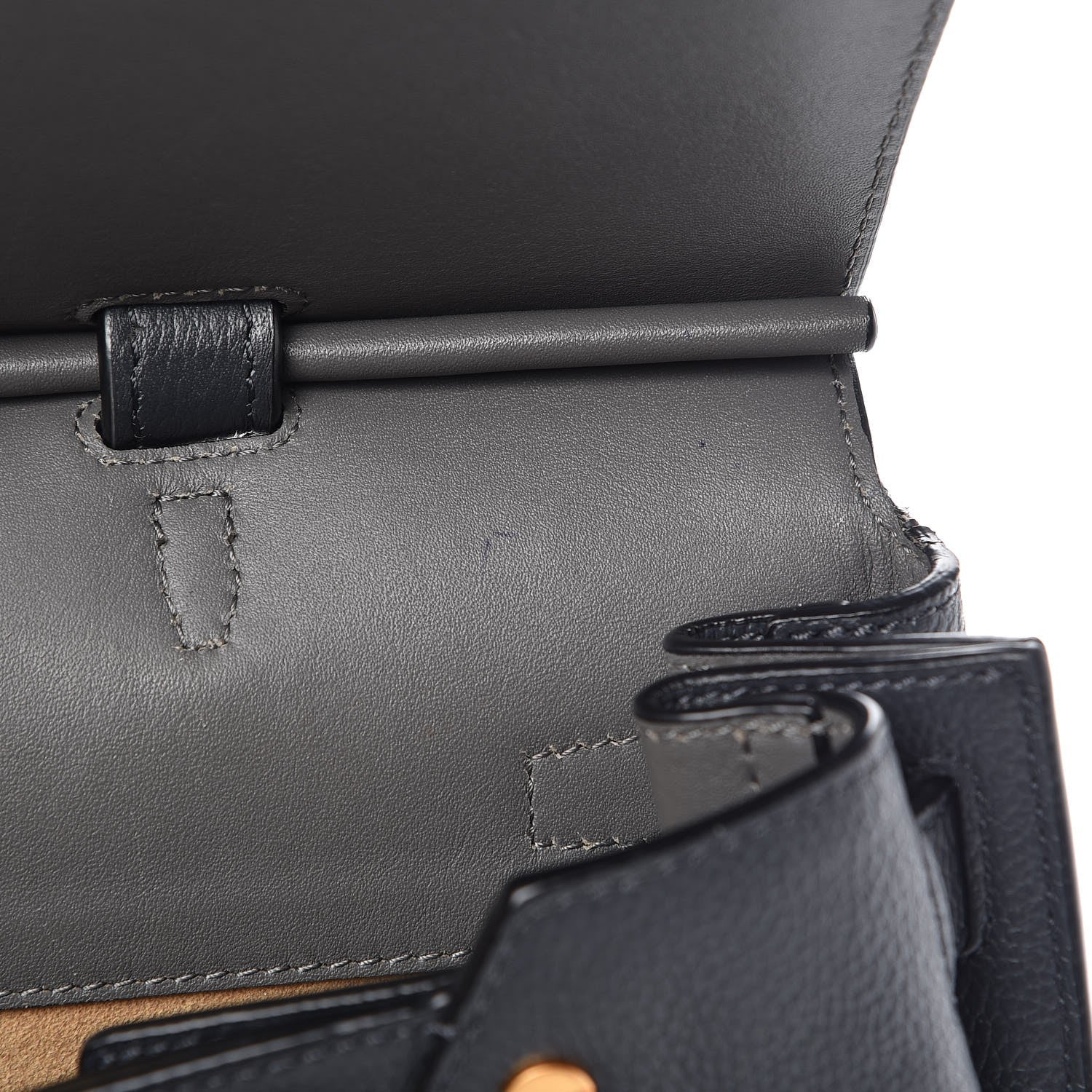 MCM Pebbled Calfskin Medium Milla Backpack Black 10 of 15