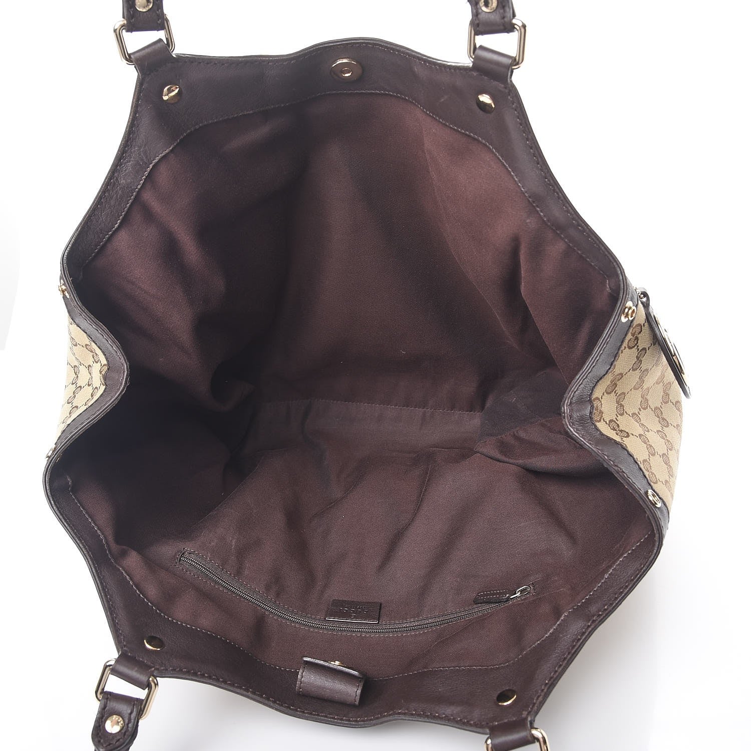 Gucci Monogram Large Sukey Tote Dark Brown 5 of 9