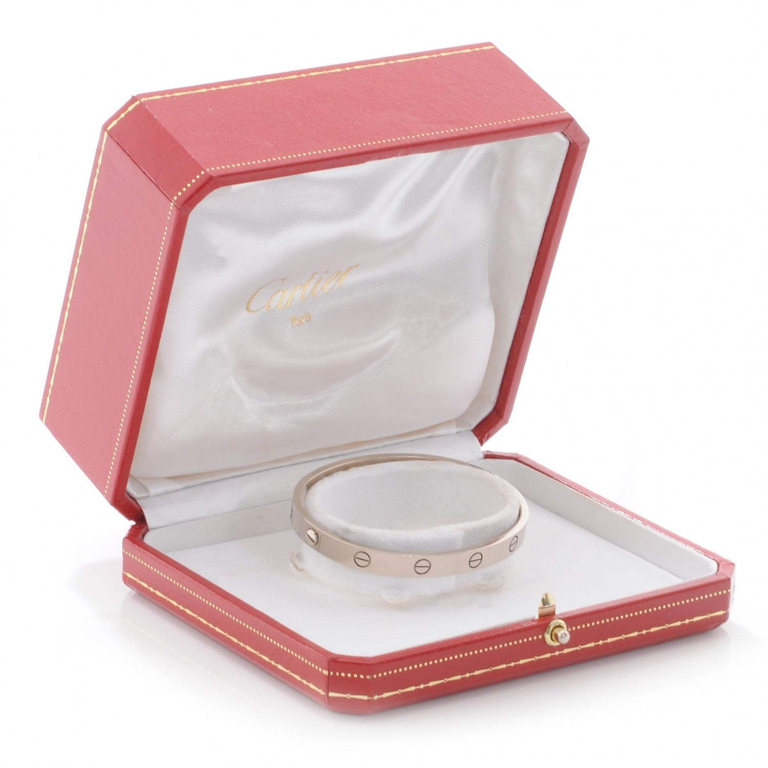 Cartier 18K White Gold LOVE Bracelet 17 4 of 6
