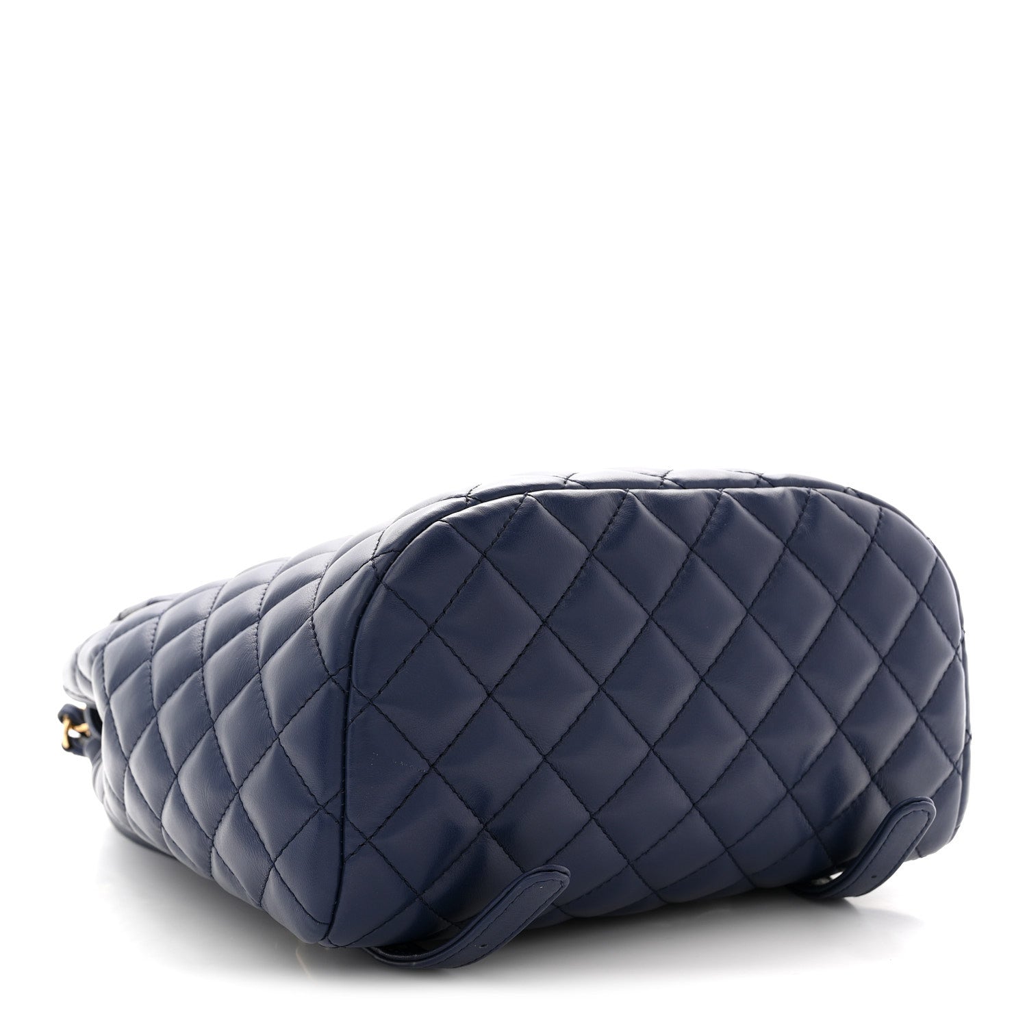CHANEL ネイビー キルティング バッグ Chanel Calfskin Quilted Small Urban Spirit Backpack Navy 1872678