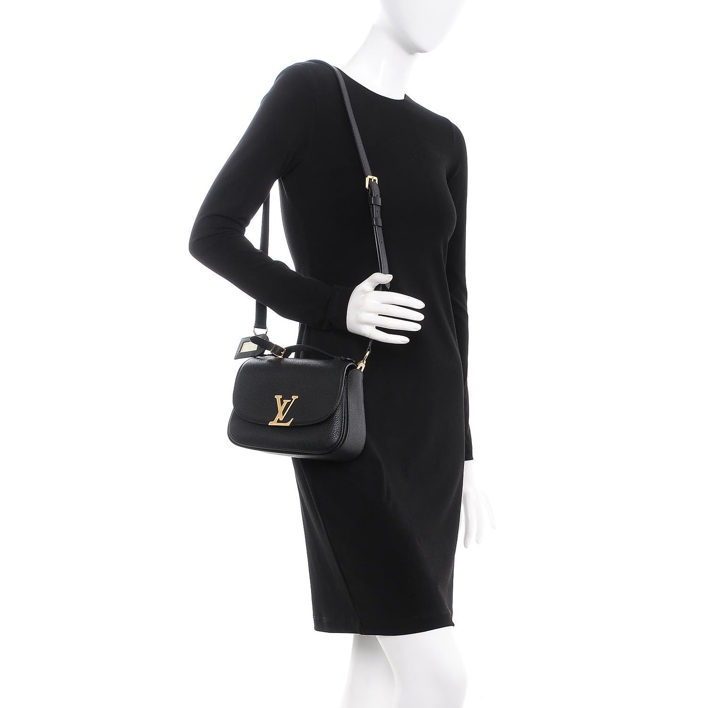 Grained Calfskin Vivienne NM Black