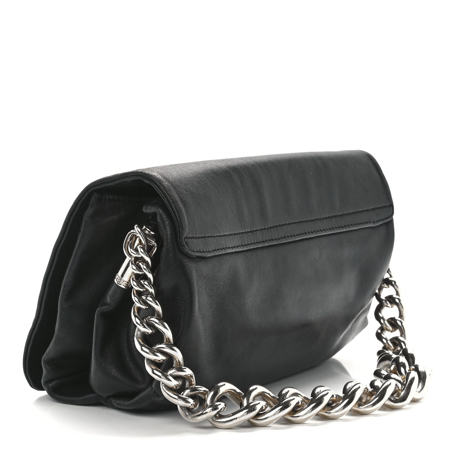 Versace Nappa Palazzo Sultan Shoulder Bag Black 5 of 20