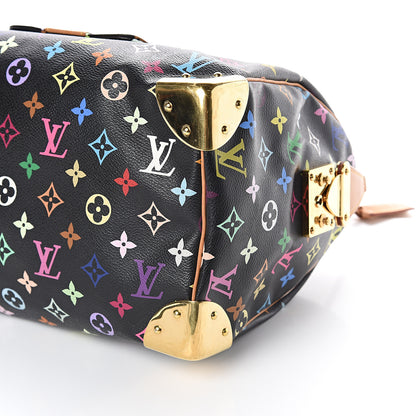 Louis Vuitton Monogram Multicolor Speedy 30 Black 7 of 7