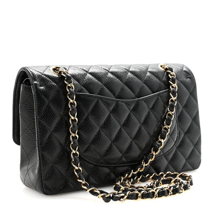 Chanel Caviar Quilted Medium Double Flap Black 3 of 11
