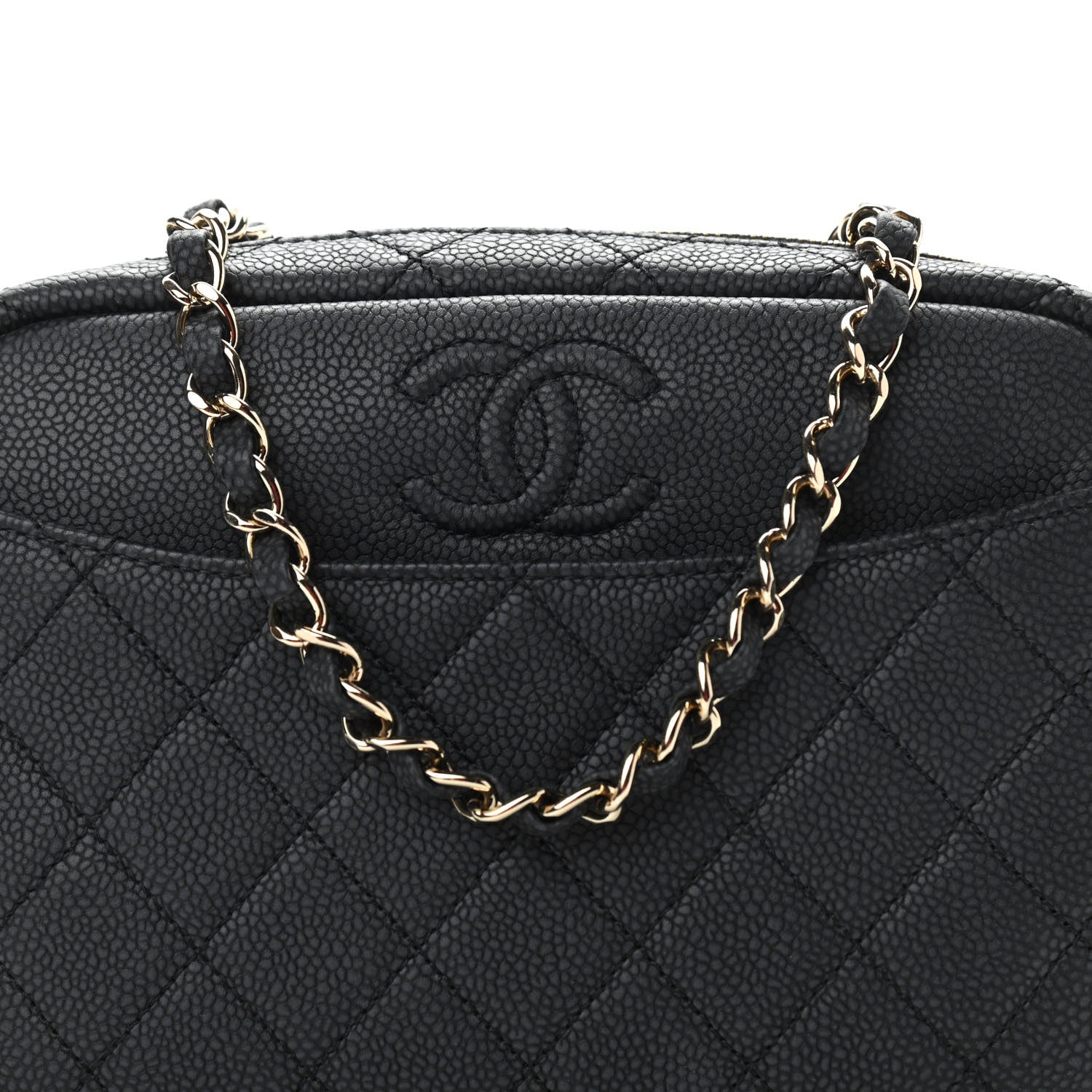 Chanel Caviar Quilted Coco Tassel Camera Case Black 7 of 9