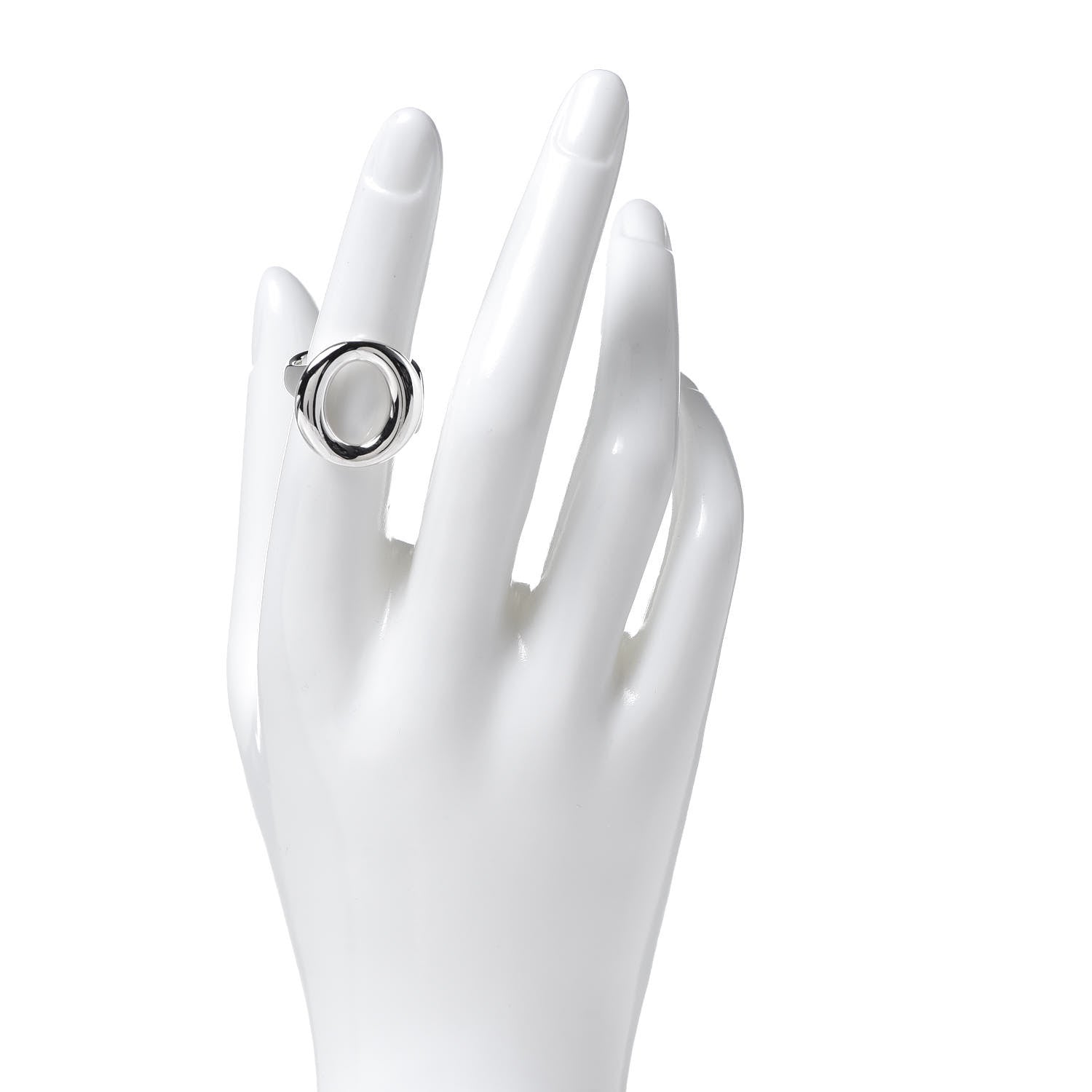 Tiffany Sterling Silver Elsa Peretti Sevillana Ring 52 6 2 of 5