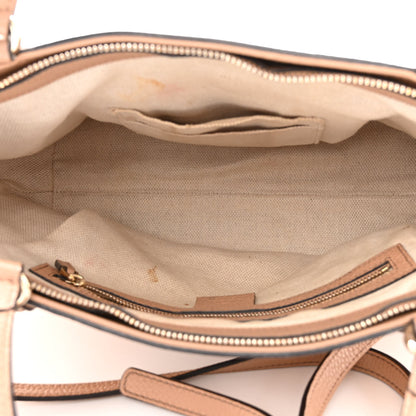 Gucci Pebbled Calfskin Small Soho Top Handle Bag Camelia 5 of 19