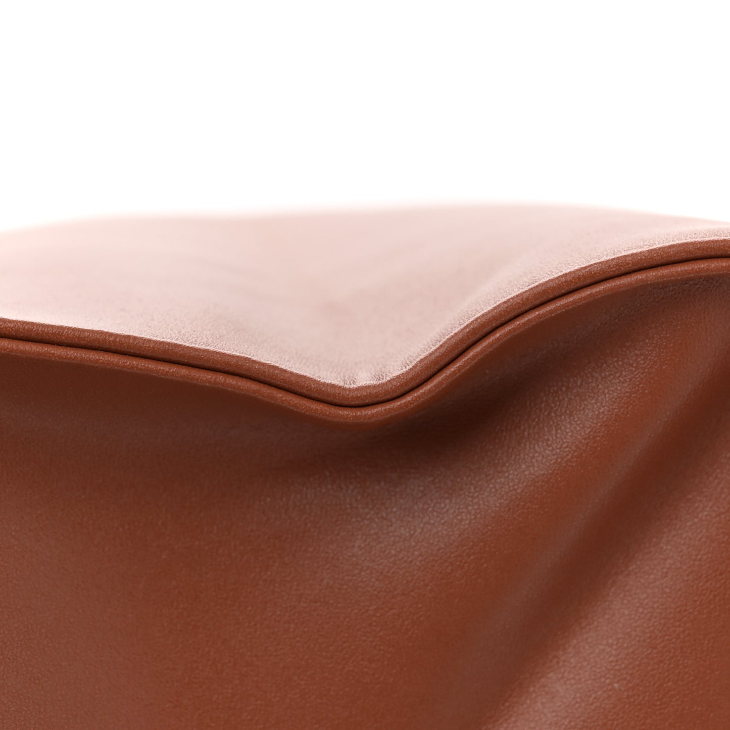 Vegan Leather Medium Shopping Bag Tan