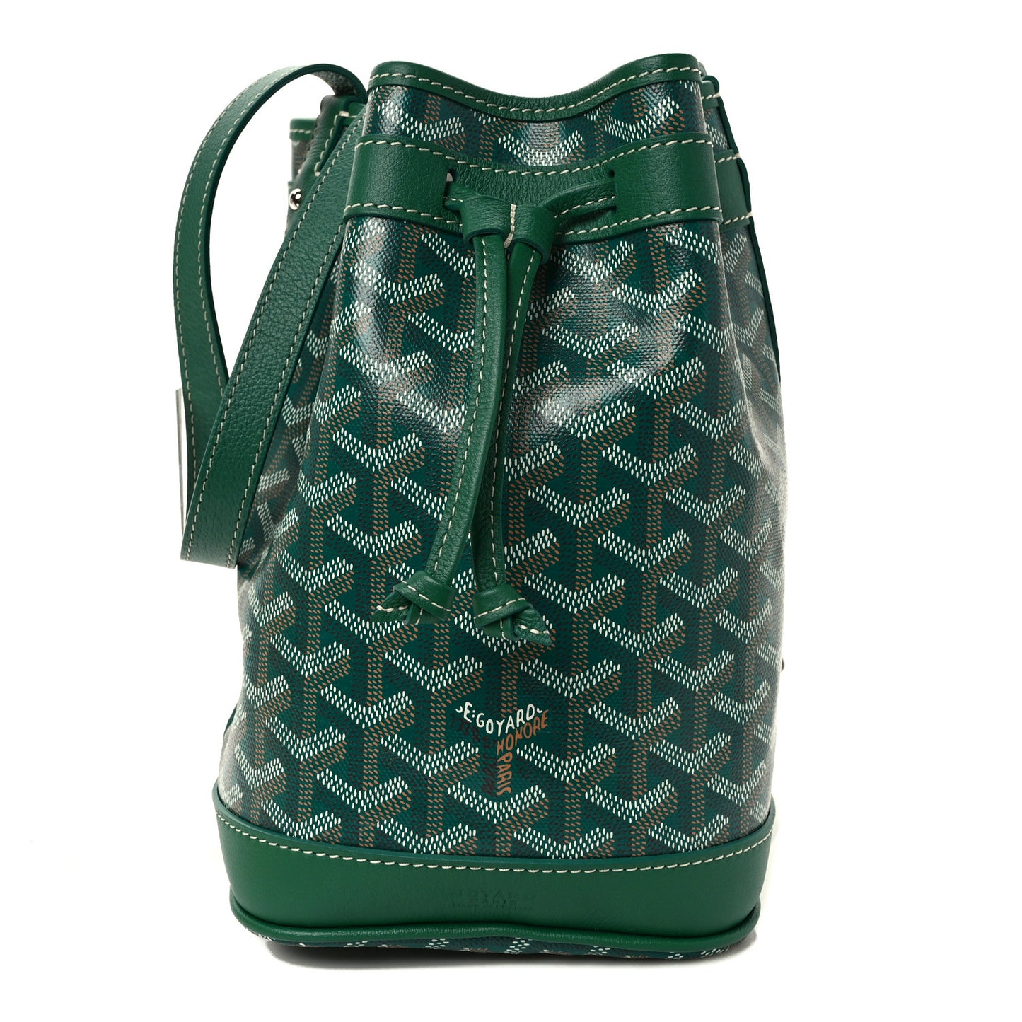 Goyardine Petit Flot Bucket Bag PM Green