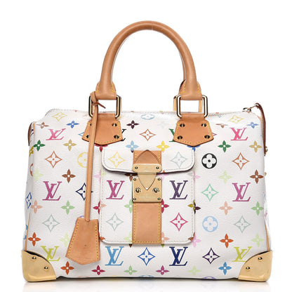Louis Vuitton Monogram Multicolor Speedy 30 White 1 of 12