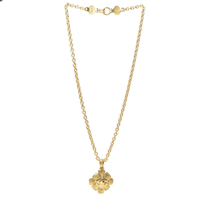 Chanel CC Chain Pendant Long Necklace Gold 2 of 5