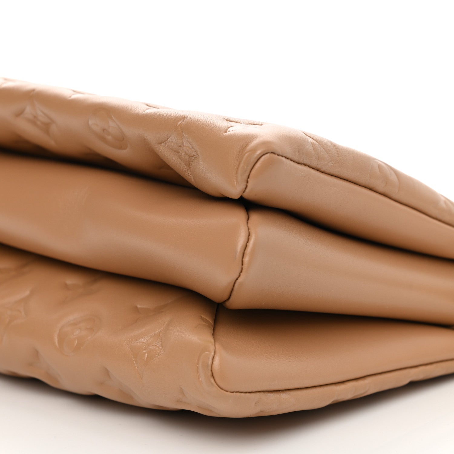 Louis Vuitton Lambskin Embossed Monogram Coussin PM Camel 11 of 11