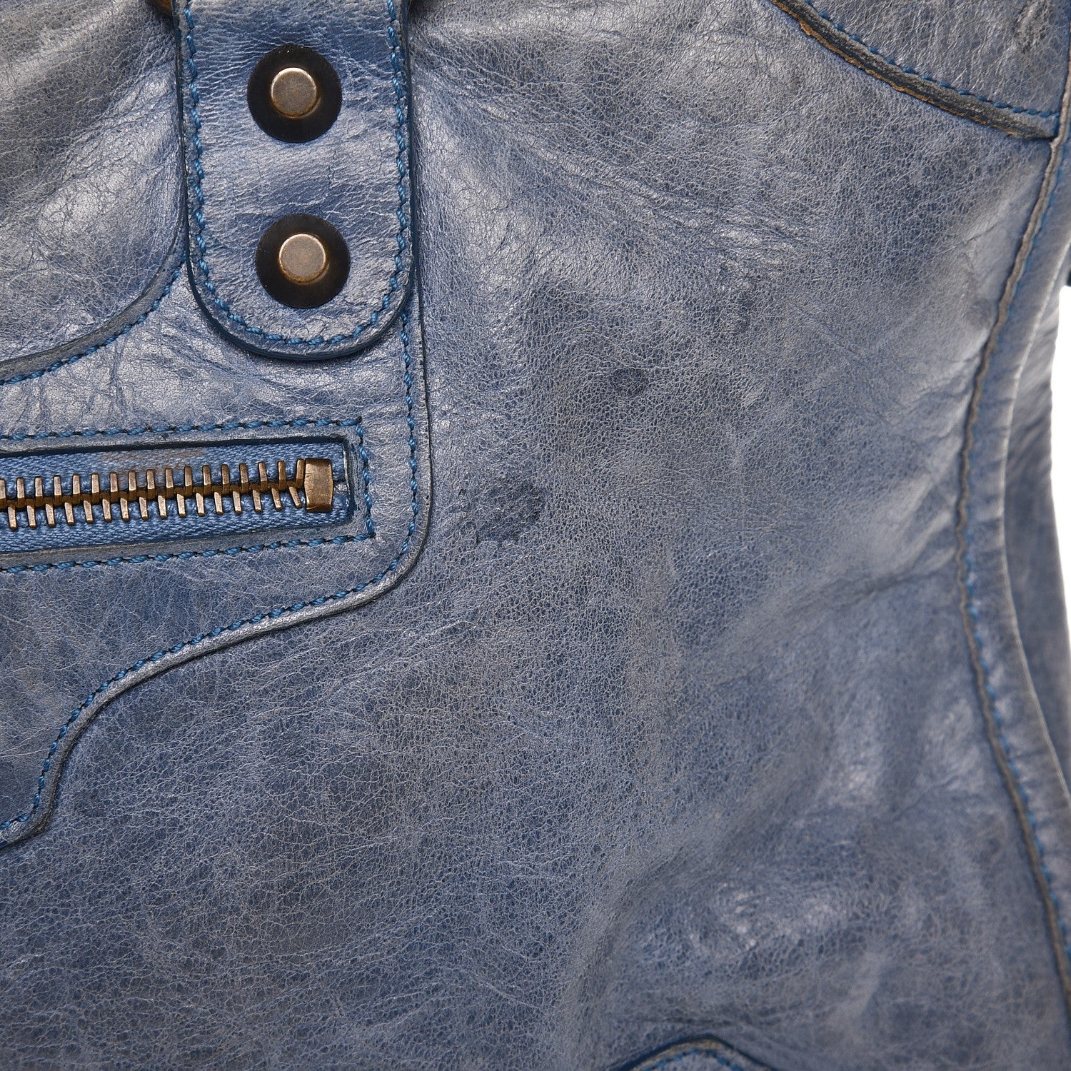 Balenciaga Chevre Classic Hardware City Cornflower Bleu 16 of 28