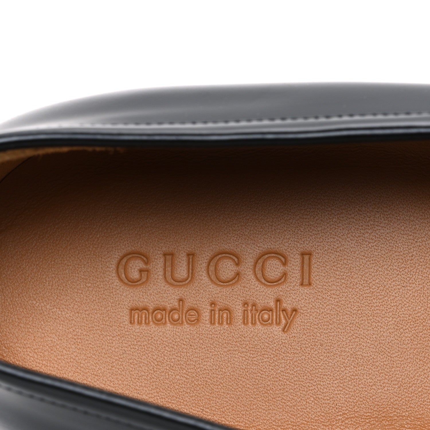Gucci Betis Glamour Calfskin Mens Jordaan Loafers 11.5 Black 9 of 12