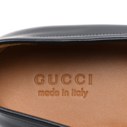 Gucci Betis Glamour Calfskin Mens Jordaan Loafers 11.5 Black 9 of 12