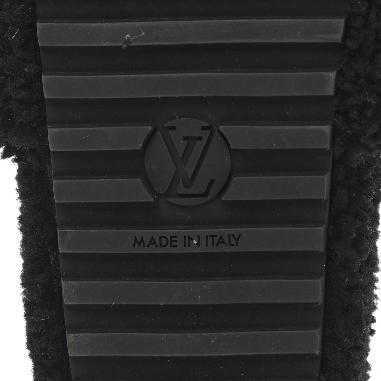 Louis Vuitton Shearling Bom Dia Flat Mules 41 Black 6 of 8