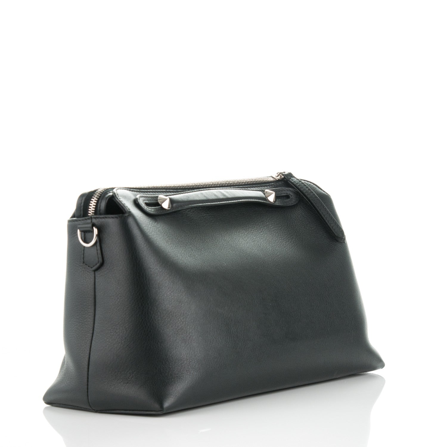 Fendi Vitello Dolce Marmol Large By The Way Boston Bag Black 3 of 8