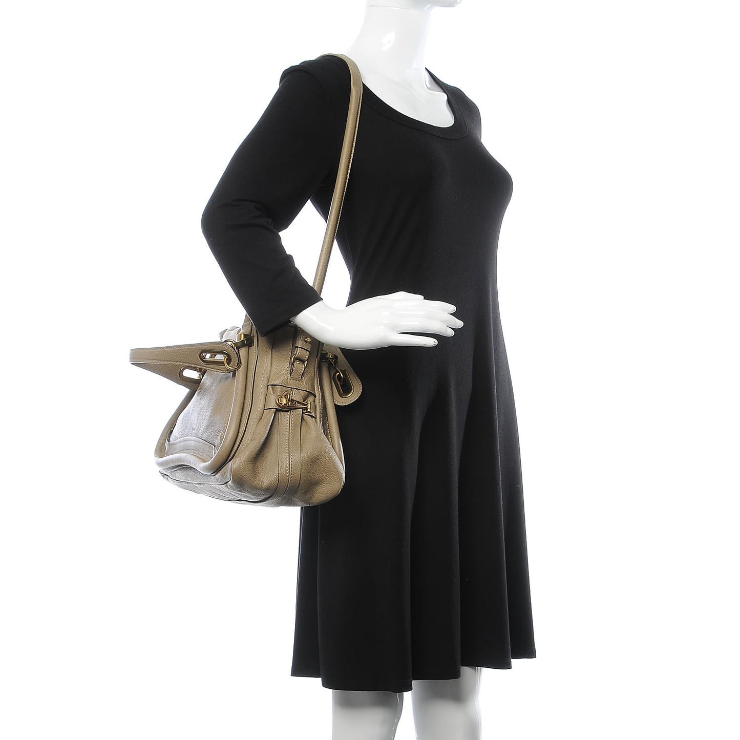 Calfskin Medium Paraty Barbour Khaki