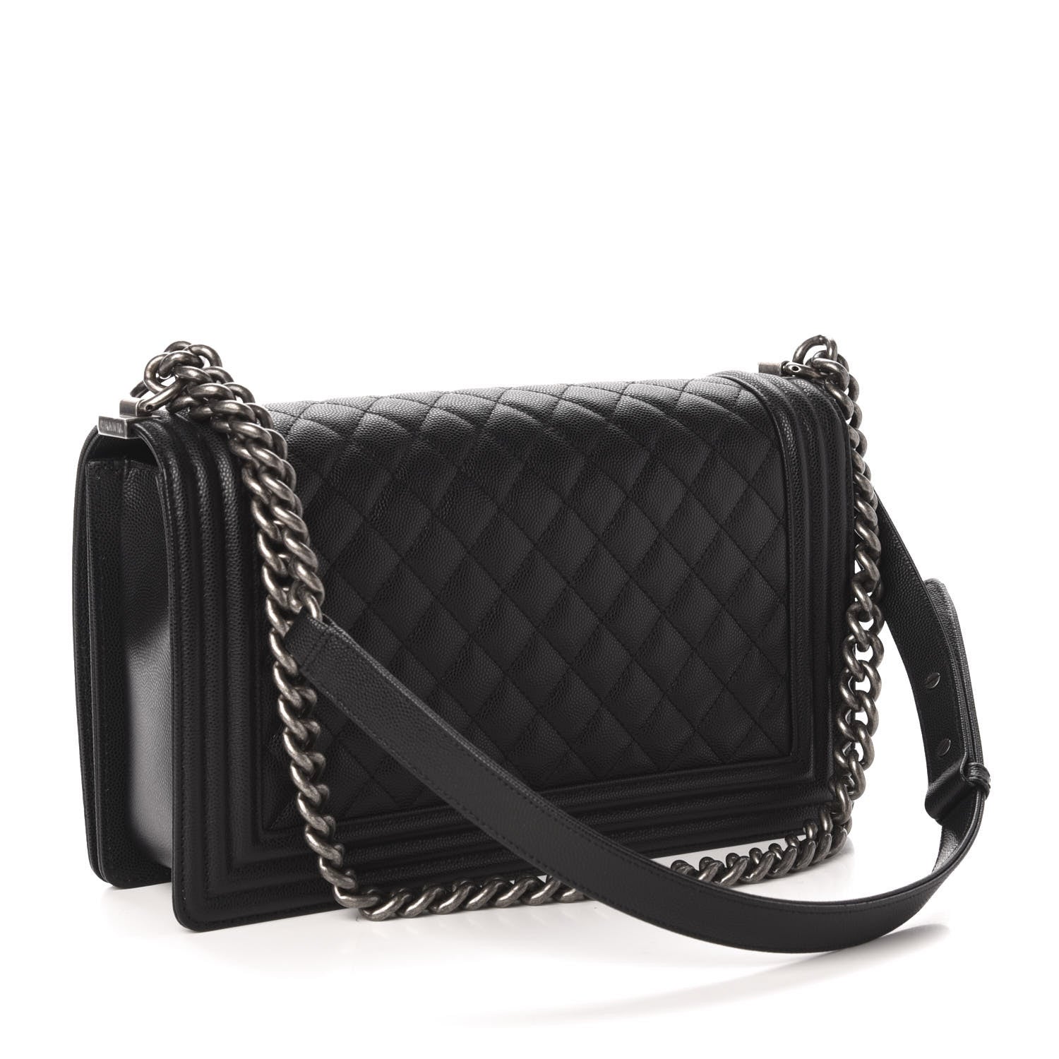 Chanel Caviar Quilted New Medium Boy Flap Black 3 of 10