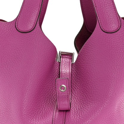 Hermes Taurillon Clemence Picotin Lock 22 MM Magnolia 8 of 13