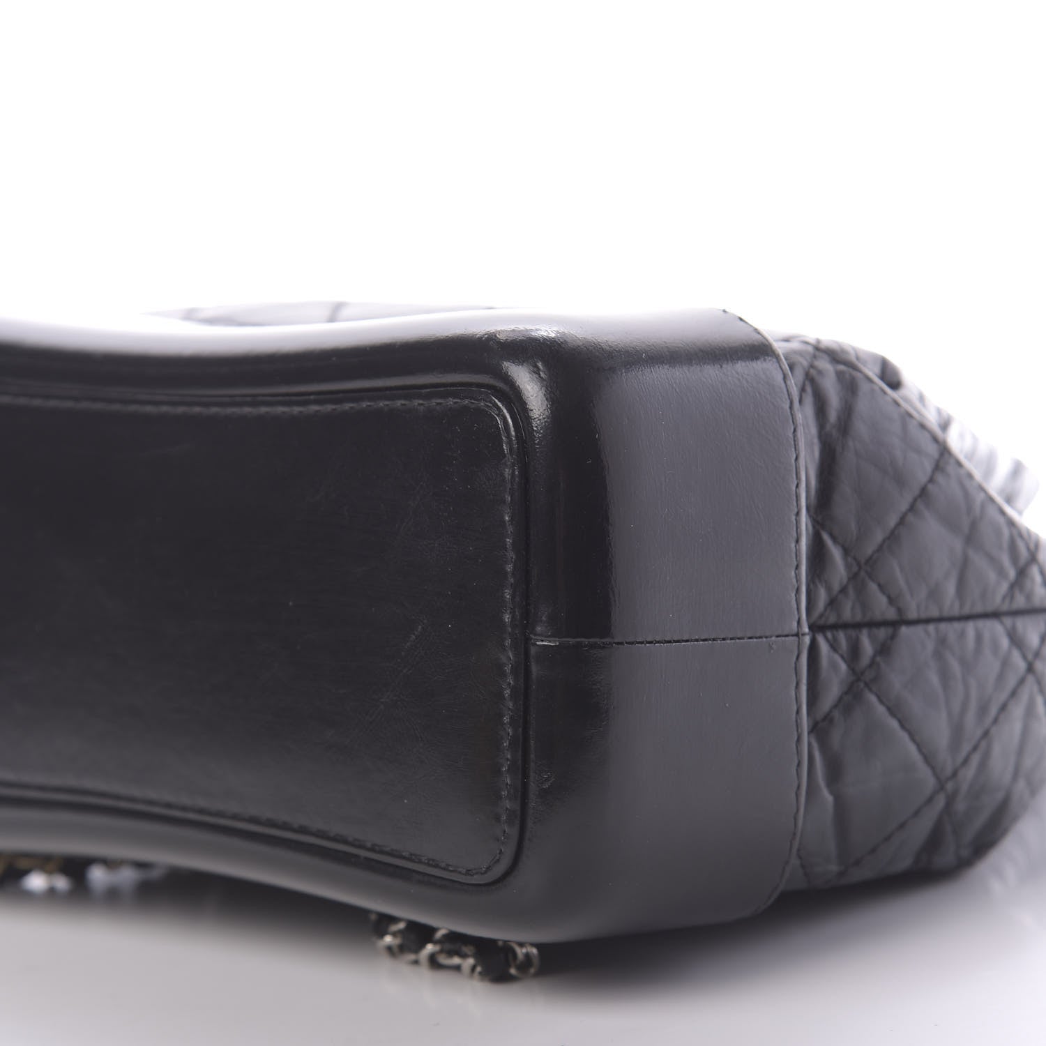 Chanel Aged Calfskin Quilted Small Gabrielle Backpack Black 6 of 10
