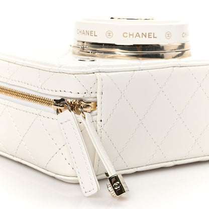 Chanel Lambskin Quilted Coco Click Bag White 10 of 12