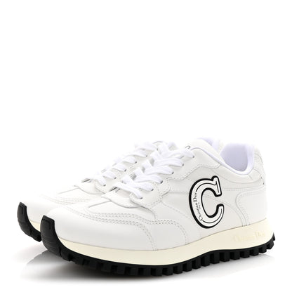 Christian Dior Calfskin C'est Dior Sneakers 37.5 White Black 4 of 10