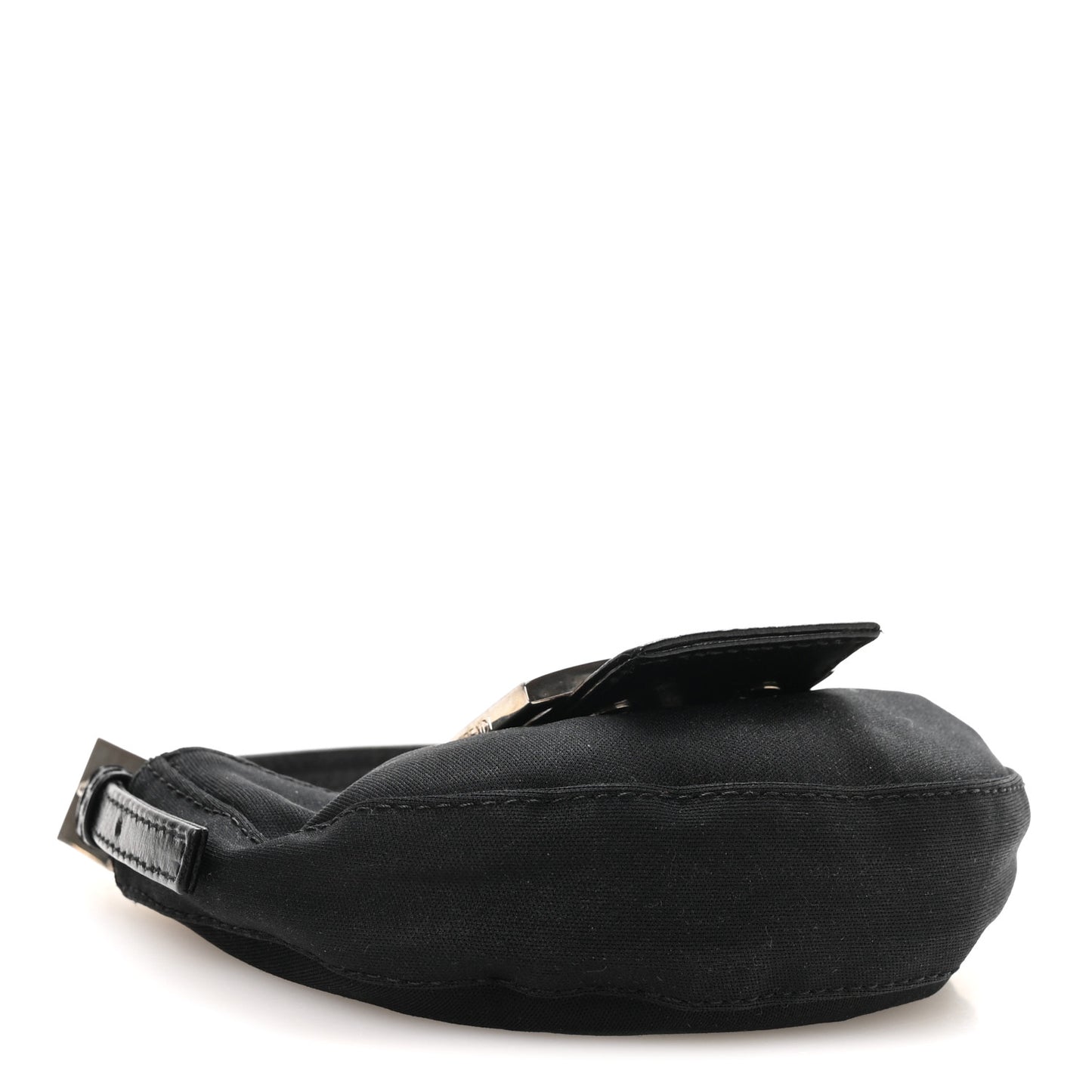 Neoprene Mini Half Moon Baguette  Black