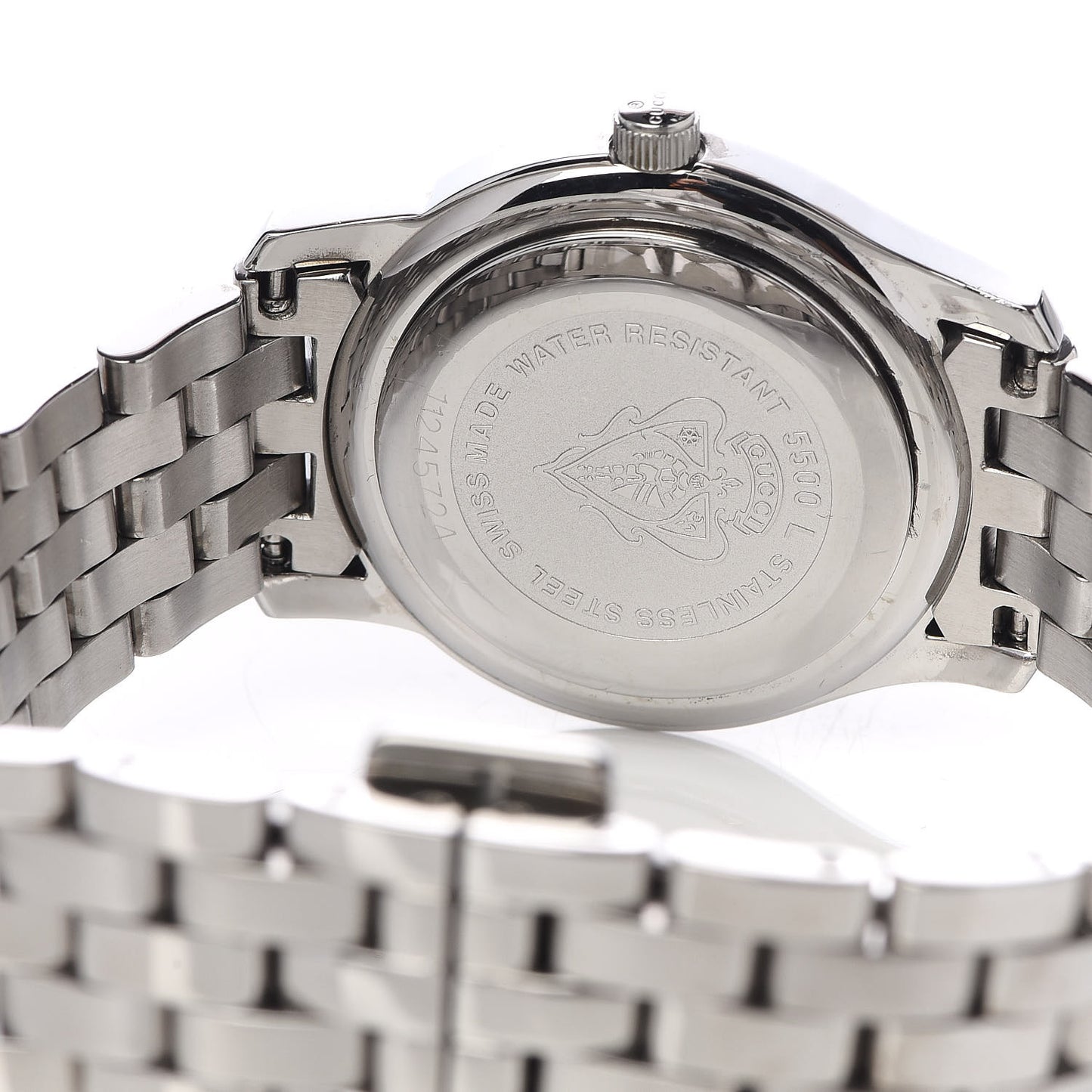 Stainless Steel Diamond Mother of Pearl 27mm 5500L Quartz Watch