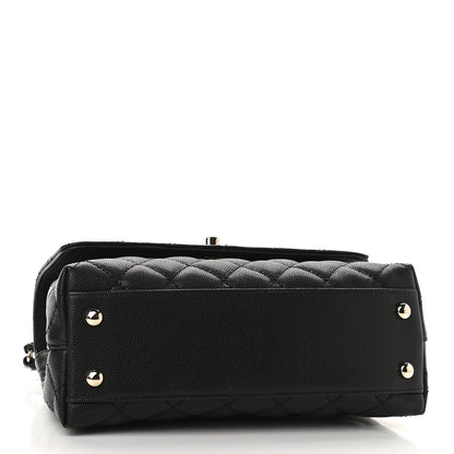 Chanel Caviar Quilted Mini Coco Handle Flap Black 4 of 9