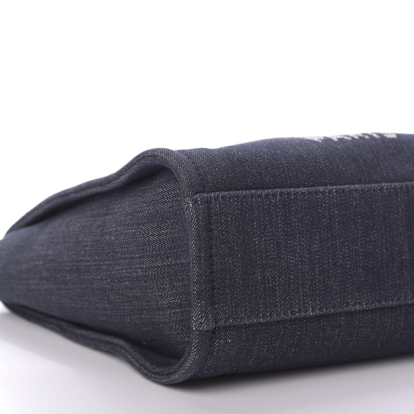 Denim Mini Deauville Tote Dark Blue