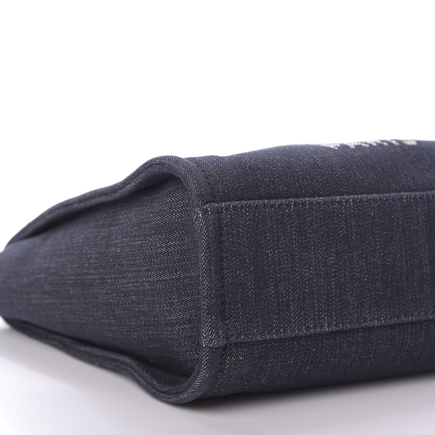 Chanel Denim Mini Deauville Tote Dark Blue 6 of 9