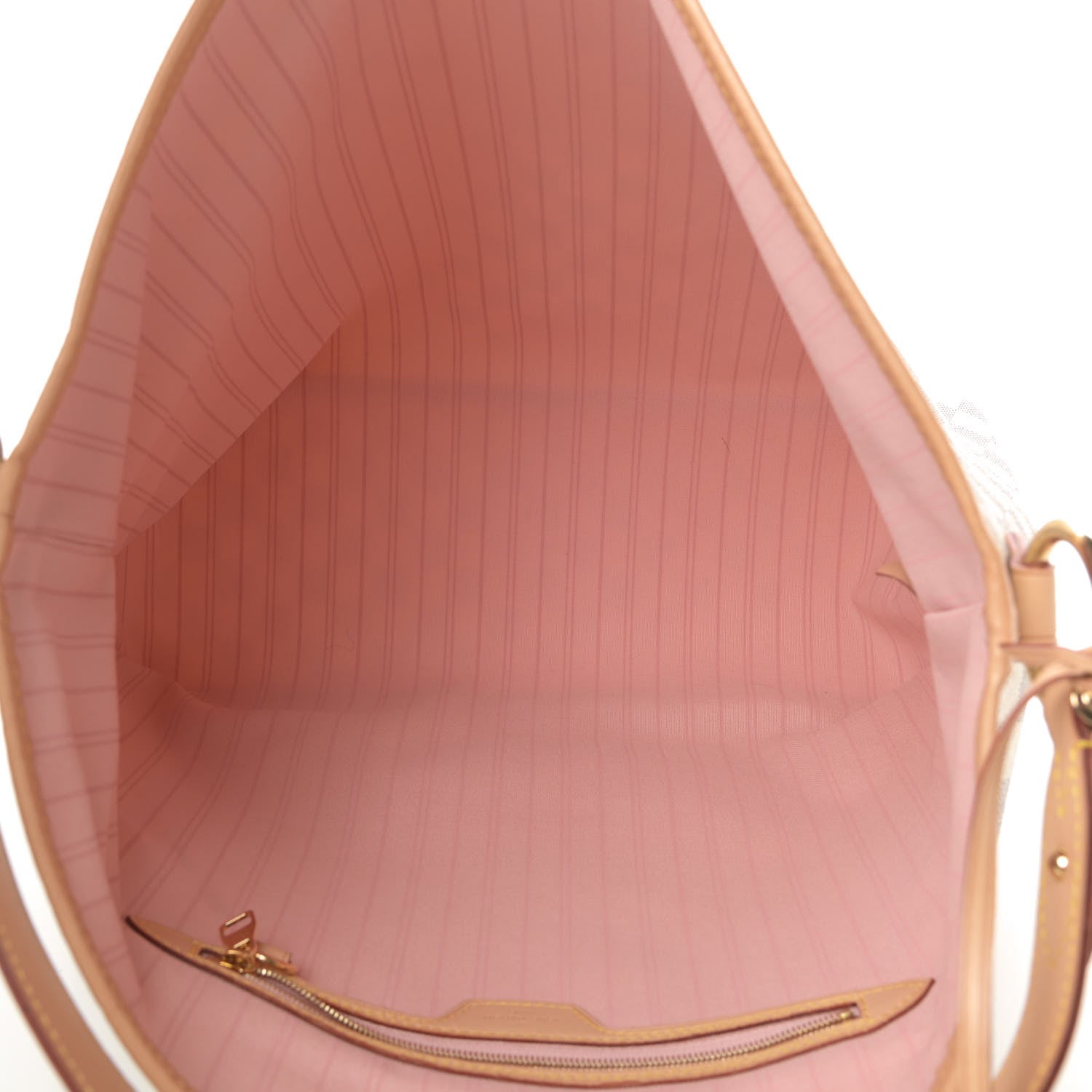 Louis Vuitton Damier Azur Delightful MM Rose Ballerine 4 of 12