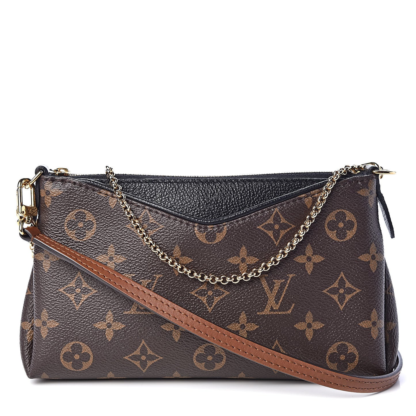 Monogram Pallas Clutch Black
