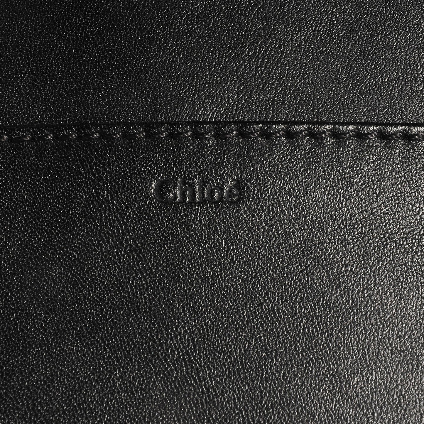 Perforated Goatskin Large Alice Clutch Anchor Grey