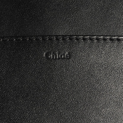 Chloe Perforated Goatskin Large Alice Clutch Anchor Grey 6 of 8