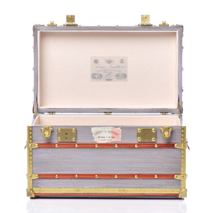 Louis Vuitton Mini Malle Zinc Trunk Paperweight Jewelry Box 7 of 10