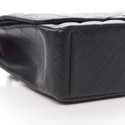 Chanel Caviar Quilted Maxi Double Flap Black 9 of 13