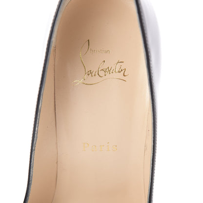 Christian Louboutin Patent Pigalle Follies 100 Pumps 38.5 Black 5 of 7