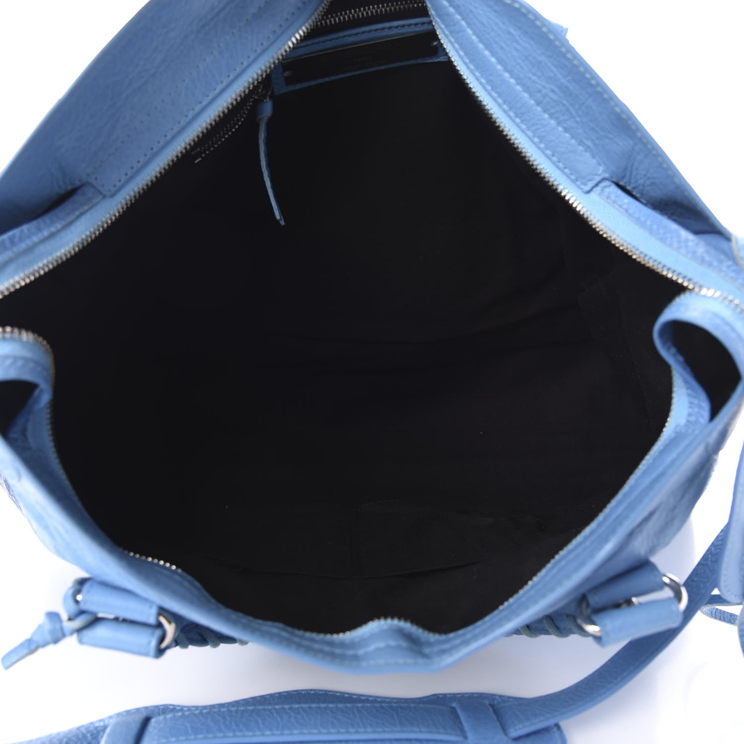 Balenciaga Agneau Classic Silver Hardware City Bleu Azur Clair 6 of 12
