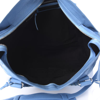 Balenciaga Agneau Classic Silver Hardware City Bleu Azur Clair 6 of 12