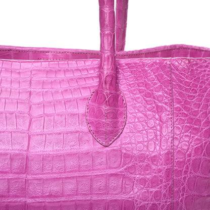 Nancy Gonzalez Crocodile Convertible Shopper Tote Purple 15 of 19