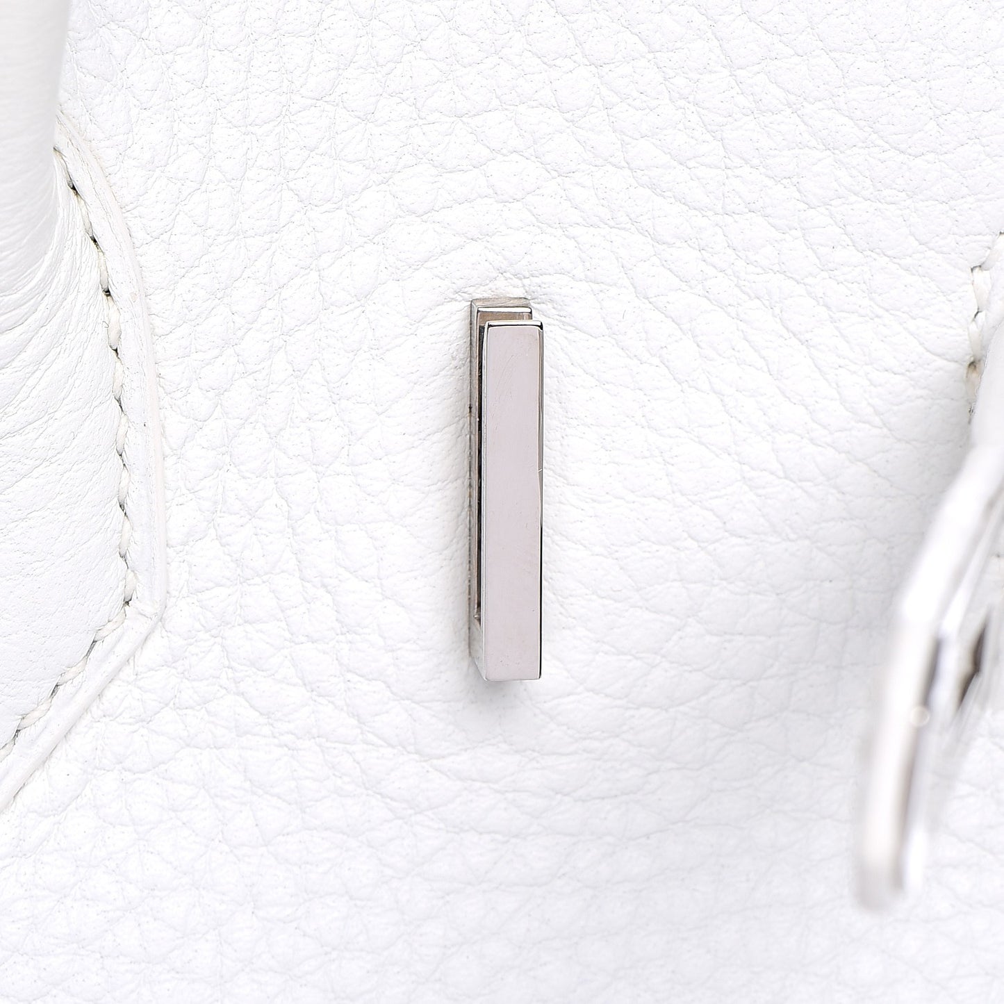 Taurillon Clemence Birkin 30 White