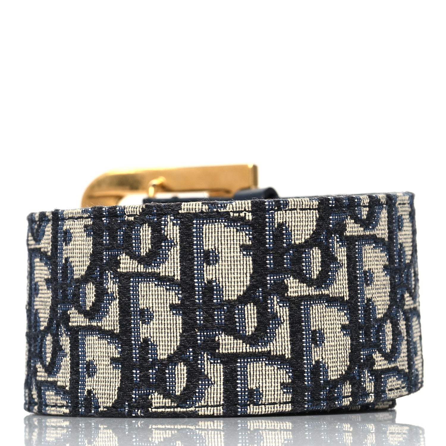 Christian Dior Oblique Diorquake Belt 80 Blue Multi 2 of 7