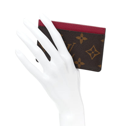 Louis Vuitton Monogram Card Holder Fuchsia 2 of 7