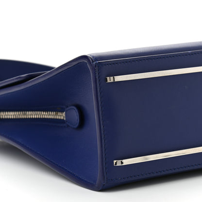 Balenciaga Smooth Calfskin Le Dix S Cartable Shoulder Bag Bleu Mineral 9 of 10
