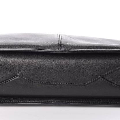 Celine Supple Natural Calfskin Tri-Fold Clutch Black 11 of 11